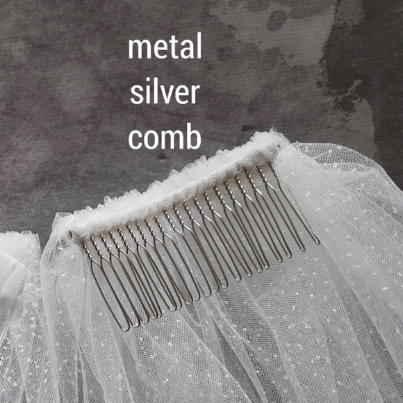 Elegant White Wedding Veil - Picture 5 of 7